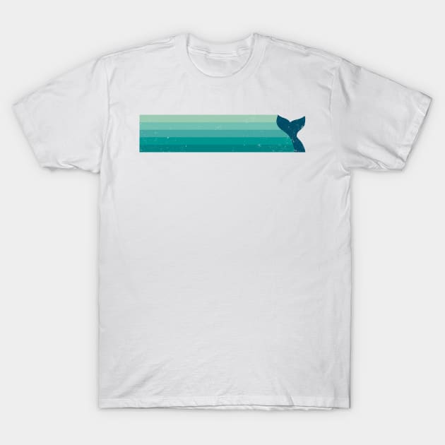 Retro Whale Tale T-Shirt by Vanphirst